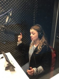 Narrator Alison Campbell in full flow