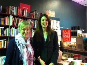 Rachel Amphlett with ex-MI5 Director Stella Rimington