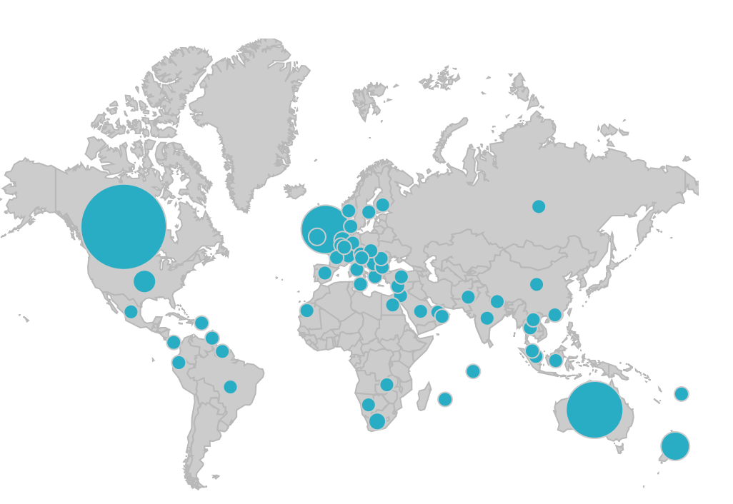 Why I don’t publish on Kindle Unlimited – Kobo map Why I don't publish on Kindle Unlimited - Kobo map