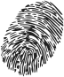 Illustration of a thumb print against a transparent background