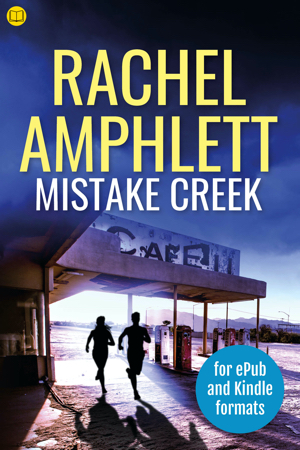 Cover image for Mistake Creek with a book icon in the top left corner