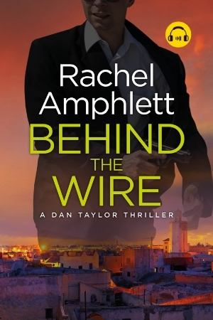 Image shows book cover for Behind the Wire with an audiobook icon