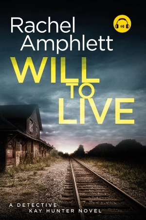 Image shows book cover for Will to Live with an audiobook icon