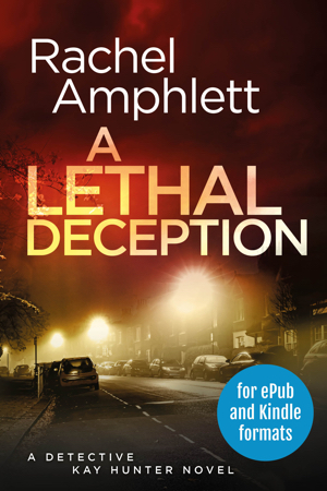 A Lethal Deception cover with Kindle and epub Sticker