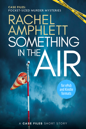 Cover image for Something in the Air showing an airfield wind sock against a dark blue stormy sky