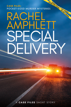 Cover for Special Delivery showing a vehicle pulled to the side of the road with its headlights on at dusk
