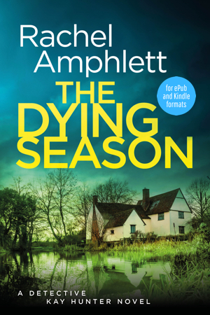 The Dying Season cover with a Kindle and ePub format sticker on the front