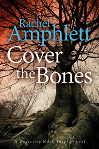 Cover the Bones book cover showing creepy bare tree in woodland