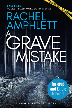 A Grave Mistake ebook cover with sticker