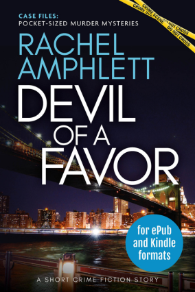 Devil of A Favor ebook cover with sticker
