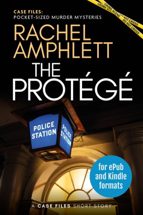 The Protégé ebook cover with sticker